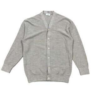 Lemaire Merino Wool Blend Cardigan Sweater Men's S